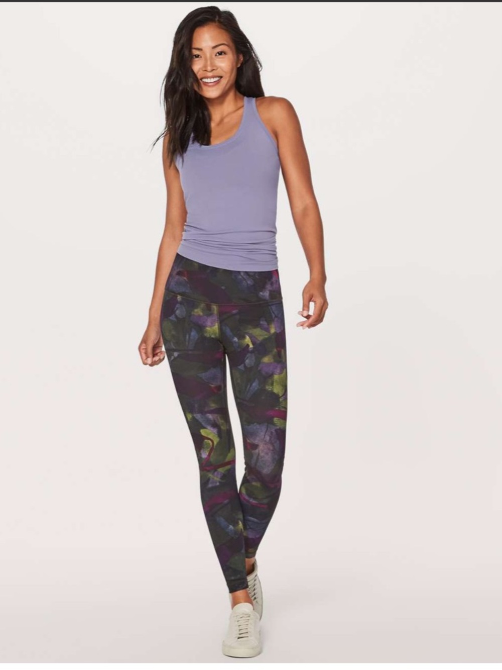 Lululemon Wunder Under High-Rise Tight Leggings Aura Dark Chrome Sz 6 Inseam 28”
